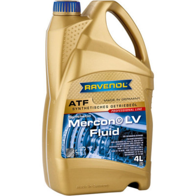 Трансмиссионное масло RAVENOL ATF Mercon LV, 4л new 1211137-004-01-999