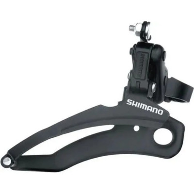 Передний переключатель Shimano TZ-30, хомут 31.8мм, 48Т, нижняя тяга, черный HQ-0013880