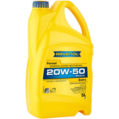 Моторное масло RAVENOL RAVENOL Extra SAE 20W-50, SF-CD, 5 л 1113120-005-01-999