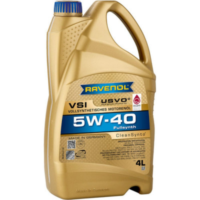 Моторное масло RAVENOL VSI SAE 5W-40, 4 л new 1111130-004-01-999