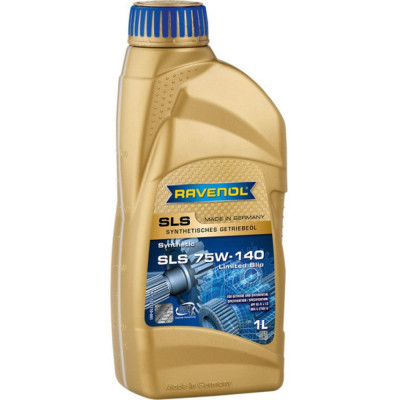 Трансмиссионное масло RAVENOL SLS SAE 75W-140, GL-5 + LS, 1 л 1221110-001-01-999