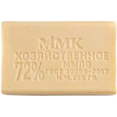 ММК Мыло хозяйственное 250 гр. 72% без обертки - 48 штук, МКХ0921