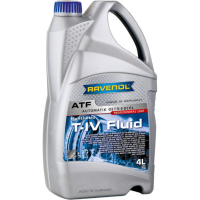 Трансмиссионное масло RAVENOL ATF T-IV Fluid 4 л, new 1212102-004-01-999