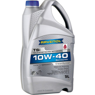 Моторное масло RAVENOL TSI SAE 10W-40, 5 л 1112110-005-01-999