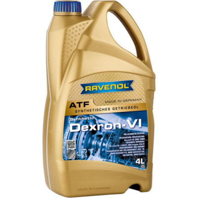 Трансмиссионное масло RAVENOL ATF Dexron VI 4 л, new 1211105-004-01-999