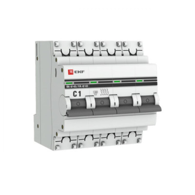 Автоматический выключатель EKF PROxima ВА 47-63 mcb4763-4-01C-pro