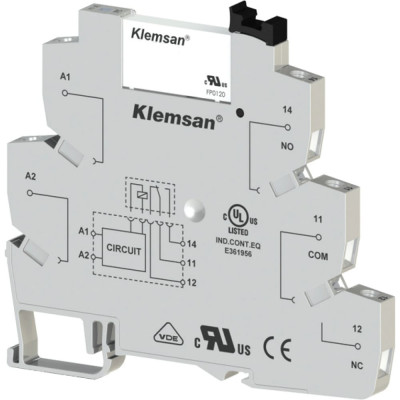 Klemsan KPR-SCE-24VDC-1C Интерфейсное реле 6A 0.0.0.2.70814