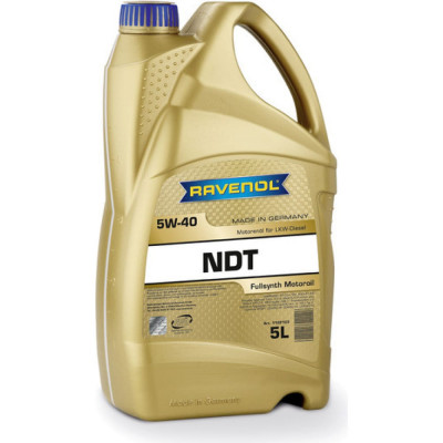 Моторное масло RAVENOL NDT SAE 5W-40, 5 л, new 1122103-005-01-999