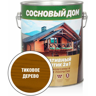 Декоративно-защитный состав для древесины ЗАО Декарт Сосновый дом 29534