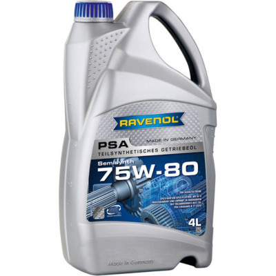 Трансмиссионное масло RAVENOL PSA SAE 75W-80, 4 л 1222100-004-01-999