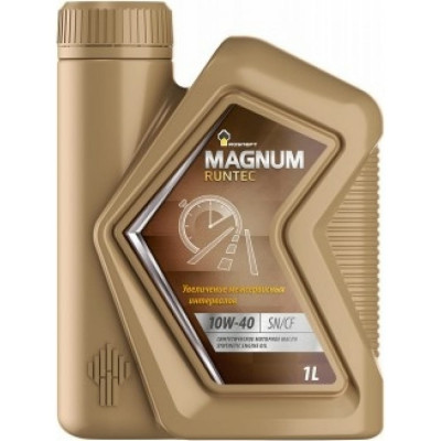 Синтетическое моторное масло Роснефть Magnum Runtec 10W-40 SN-CF 40810232