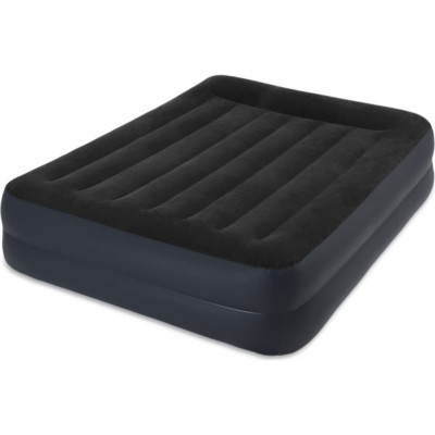 Intex Надувная кровать Pillow Rest Raised Bed 152x203x42см с подголовником 64124