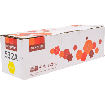 EasyPrint CF532A Картридж для HP Color LaserJet Pro M154a, M154nw, M180n, M180fw (900 стр.) желтый, с чипом LH-CF532A