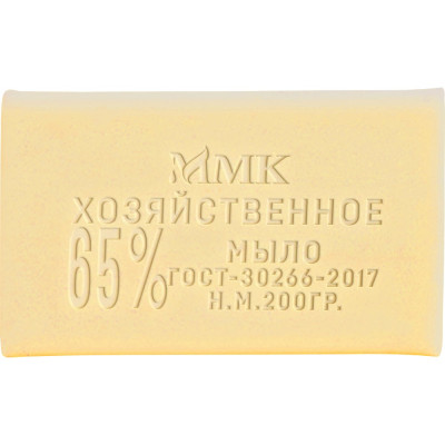 ММК Мыло хозяйственное 200 гр. 65 без обертки - 60 штук, МКХ0121