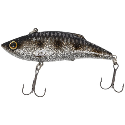 Strike Pro Rattle-N-Shad 75 цвет: A249F-3D Silver Spotted Bullhead JL-027S#A249F-3D