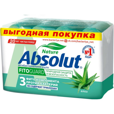 Absolut МТ «» FitoGuard алоэ, 4*75 г 6065