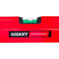 Gigant Professional Уровень алюминиевый магнитный, 400 мм, 3 глазка, фрезерованный GPGW-40-1