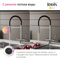 IDDIS Смеситель для кухни с фильтром и гибким изливом хром ace ACESBFFi05