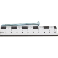 Саморез ZAMETAL 4,8х70 с полукруг. гол., крест шлиц, DIN 7981 оц., 200 шт ZA101883