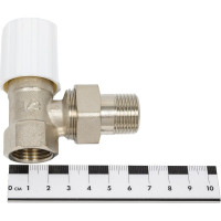 Регулирующий клапан для радиатора AQUALINK угловой, 1/2 (Цена за упаковку 10 шт.)  арт. 2597