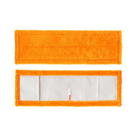 Швабра OfficeClean Professional ручка 110 см пластик флаундер 40 см насадка МОП микрофибра карманы 303072