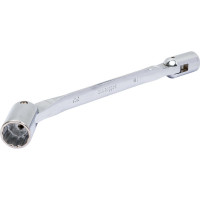 Торцевой ключ HORTZ шарнирный 19х22 хромированный HOR 352129