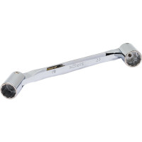 Торцевой ключ HORTZ шарнирный 19х22 хромированный HOR 352129