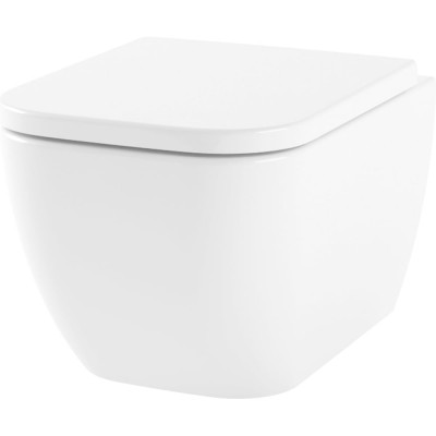 Безободковый подвесной унитаз Lavinia Boho One в наборе 2 в 1 3302004R