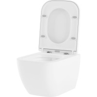 Безободковый подвесной унитаз Lavinia Boho One в наборе 2 в 1 3302004R