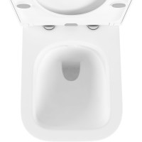 Безободковый подвесной унитаз Lavinia Boho One в наборе 2 в 1 3302004R