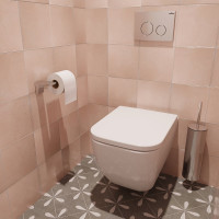 Безободковый подвесной унитаз Lavinia Boho One в наборе 2 в 1 3302004R