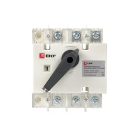 Рубильник-выключатель EKF 100A 3P с рукояткой PowerSwitch PROxima psds-100-3