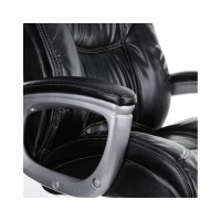 Кресло руководителя Helmi HL-E19 Basis экокожа черная 282346