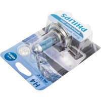 Автолампа PHILIPS H4 60/55 P43t-38 WhiteVision ultra 4200K блистер 12V 12342WVUB1
