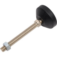 Шарнирная регулируемая опора UnitMC 60хМ12х100 (основание PA66, винт сталь) 400201 60xM12x100