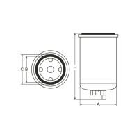 Фильтр топливный SCT ST6124