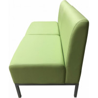 Диван Мягкий офис Компакт двухместный салатовый МТКОМ201СЛТ
