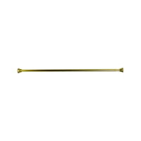 Карниз для ванной комнаты Bath Plus 122Х218 DECOR COLLEC матовое золото DC008