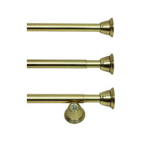 Карниз для ванной комнаты Bath Plus 122Х218 DECOR COLLEC матовое золото DC008