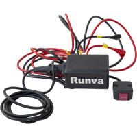 Электрическая лебёдка RUNVA 12V 4500A lbs синтетический трос EWT4500ASR