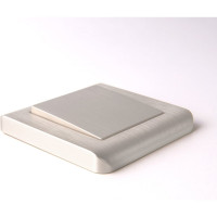 Одноклавишный проходной выключатель WERKEL W1112013 перламутровый рифленый a051178