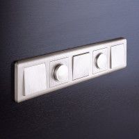 Одноклавишный проходной выключатель WERKEL W1112013 перламутровый рифленый a051178