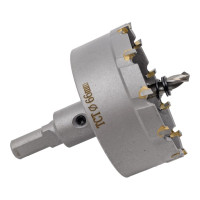 Коронка по металлу 66 мм с пластинами ВК8 WOLFSTAR cw00047