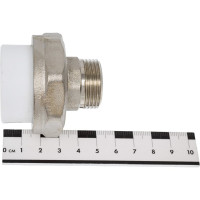 Комбинированная муфта РВК разъемная, раструбная ПП D32-3/4 НР 020575