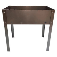 Разборный мангал Петромаш 50x30x45 см, сталь 0.8 мм 61562