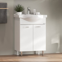 Тумба с раковиной Onika СЕЛИГЕР 60 напольная, белая 106006