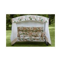 Трехместные садовые качели OLSA Турин Премиум FLOWER с1203