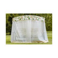 Трехместные садовые качели OLSA Турин Премиум FLOWER с1203