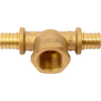 Тройник One Plus 16х1/2х16 ВР аксиальный rx надвижной, для труб сшитого полиэтилена Pex 3204023132 3504023068