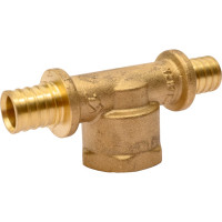 Тройник One Plus 16х1/2х16 ВР аксиальный rx надвижной, для труб сшитого полиэтилена Pex 3204023132 3504023068